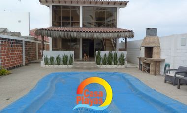 Casa Frente Al Mar en Playas de Venta, Via a Data Posorja