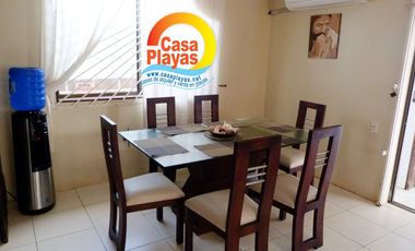 Casa Frente Al Mar en Playas de Venta, Via a Data Posorja