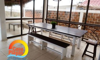 Casa Frente Al Mar en Playas de Venta, Via a Data Posorja