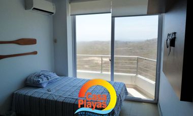 Departamento Frente Al Mar de Venta en Playas, Sector Ocean Club, Punta Mar