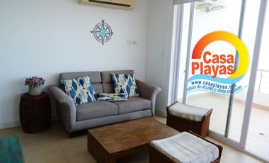 Departamento Frente Al Mar de Venta en Playas, Sector Ocean Club, Punta Mar