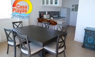Departamento Frente Al Mar de Venta en Playas, Sector Ocean Club, Punta Mar