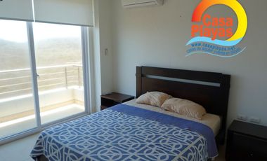 Departamento Frente Al Mar de Venta en Playas, Sector Ocean Club, Punta Mar