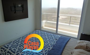 Departamento Frente Al Mar de Venta en Playas, Sector Ocean Club, Punta Mar