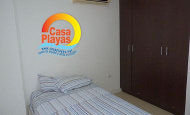 Departamento Frente Al Mar de Venta en Playas, Sector Ocean Club, Punta Mar