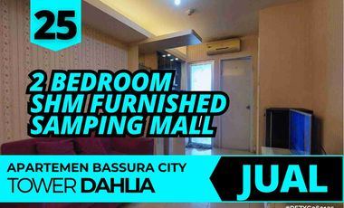 Jual Cepat 2 Bedroom Furnished SHM Tower D Samping Mall Apartemen Bassura City