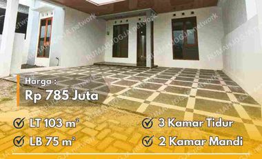Rumah Siap Huni Full Furniture dekat Tugu Jogja