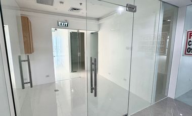 PARK TRIANGLE CORPORATE PLAZA: Office Space for Lease, 93 sqm, Fully fitted, 6 rooms, 1 parking, P155,000/mo.