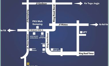 Rumah Murah Sleman Ada Pos Security Jalan Wates Km 6 Scandinavian