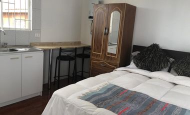 Se arrienda Loft-Pieza de 1 dormitorio equipado, en Playa Ancha, Valparaíso