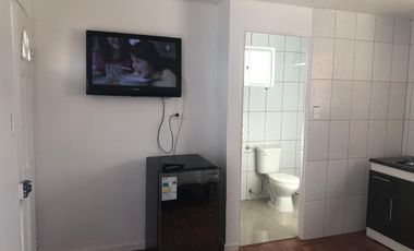Se arrienda Loft-Pieza de 1 dormitorio equipado, en Playa Ancha, Valparaíso