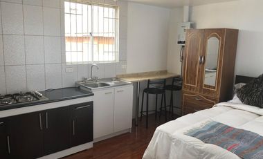 Se arrienda Loft-Pieza de 1 dormitorio equipado, en Playa Ancha, Valparaíso
