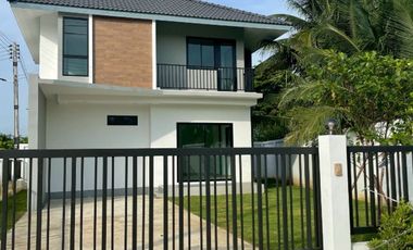 ขายบ้านเดี่ยว 2 ชั้น 2 หลัง หมู่บ้านเอสเควิลเลจ (SK Village) บางแพ ราชบุรี ใกล้ถนนเพชรเกษม