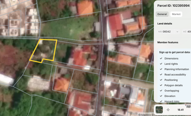 Tanah 4 Are Lokasi Bagus Dekat Kempinski Benoa Dijual, Nusa Dua Area