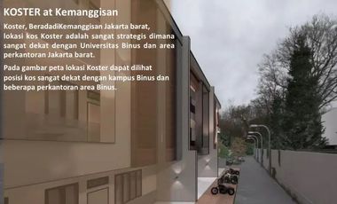 Kost Full Okupansi Dekat BINUS Full Furnished Income 78 Juta per Bulan