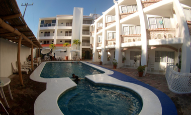 HOTEL A LA VENTA EN SAN PATRICIO, JALISCO.  (ORILLA DE LA PLAYA). REMATE ADJUDICADO
