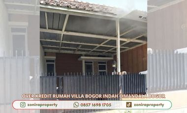 Rumah Villa Bogor Indah Jual Take Over 93JT Strategis dkt Tol dan Stasiun KRL
