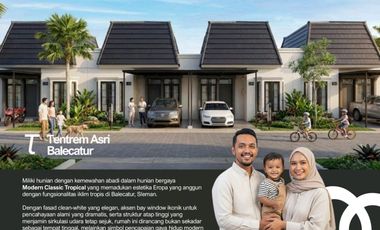 RUMAH MODERN CANTIK MURAH DALAM CLUSTER DI GAMPING