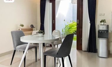 FOR SALE MODERN HOUSE WITH A BALCONY AND BEAUTY GARDEN AT DENPASAR