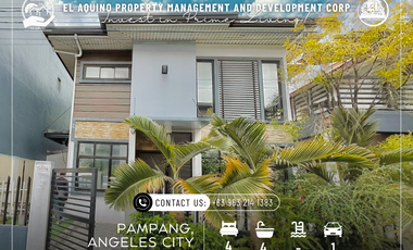 4-Bedroom, 4-Bathroom Fully-Furnished House for Sale & Rent – Pampang, Angeles City, Pampanga