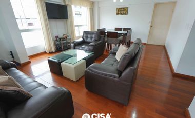 Alquiler Depa Amoblado en Higuereta -Surco 3 Hab-2 cocheras, Patio, Ascensor 157 m2