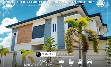 7-Bedroom, 7-Bathroom Fully-Furnished House for Rent/Sale – Amsic, Angeles City, Pampanga
