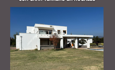 Arriendo casa patronal con piscina y gran terreno en Nogales