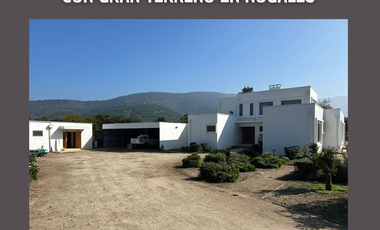 Arriendo casa patronal con piscina y gran terreno en Nogales