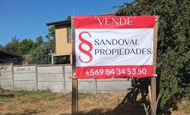 SE VENDE SITIO 1200M2 URBANO HUALQUi