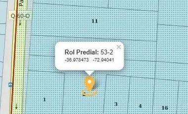 SE VENDE SITIO 1200M2 URBANO HUALQUi