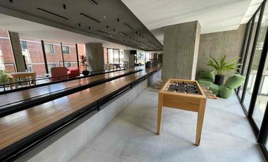 Departamento de venta de 2 habitaciones nuevo, sector la Carolina Quito Ecuador.