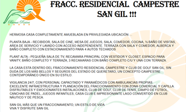 33.30 CASA EN RENTA EN SAN GIL