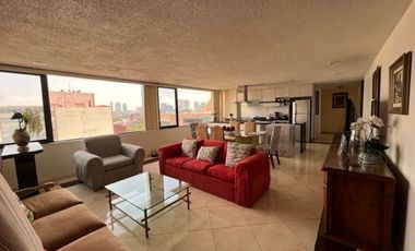 Estupendo departamento en 2 niveles con o sin muebles y terraza, cerca Palacio de Hierro!