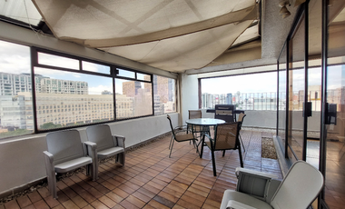 Estupendo departamento en 2 niveles con o sin muebles y terraza, cerca Palacio de Hierro!