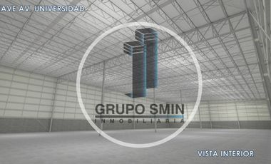 BODEGA COMERCIAL DE 3,000 M2 EN RENTA EN AVENIDA UNIVERSIDAD