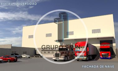 BODEGA COMERCIAL DE 3,000 M2 EN RENTA EN AVENIDA UNIVERSIDAD