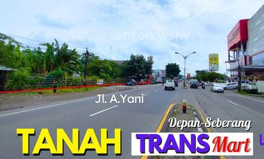TANAH Strategis Sukoharjo DEPAN Transmart Pabelan Lt 3422 m2 SHM