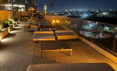 Studio en renta en Adamant Grand León | Terraza privada