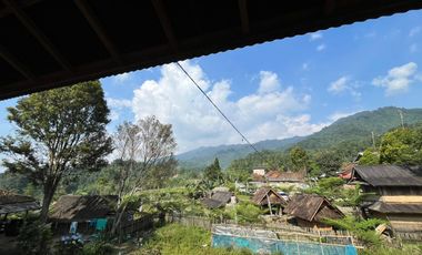 Rumah Villa di Desa Wisata Udara Dingin Purwakarta Dijual Murah