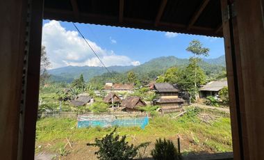 Rumah Villa di Desa Wisata Udara Dingin Purwakarta Dijual Murah