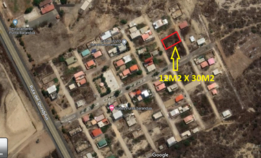 Terreno en Santa Elena sector Punta Barandúa