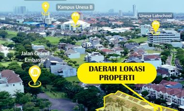 Jual Rumah 3 Lantai di Graha Family Surabaya Barat