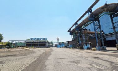 PABRIK Ex. ISPATINDO Medaeng Waru Sidoarjo, Lokasi Strategis dekat Tol Waru, Komplek Industri Aman Bebas Banjir