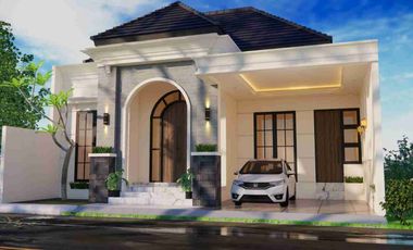 RUMAH MEWAH KLASIK SEMI FURNISHED MODERN - KUALITAS PREMIUM DEKAT JOGJABAY