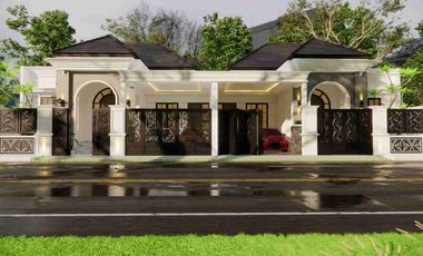 RUMAH MEWAH KLASIK SEMI FURNISHED MODERN - KUALITAS PREMIUM DEKAT JOGJABAY