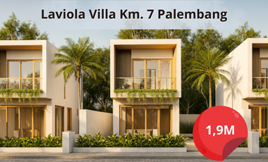 Dijual Villa Mewah di Talang Buruk Km. 7 Palembang