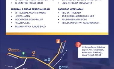 Best Price ! Rumah 2 Lantai Hanya 500jt-an Dekat Stasiun Palur