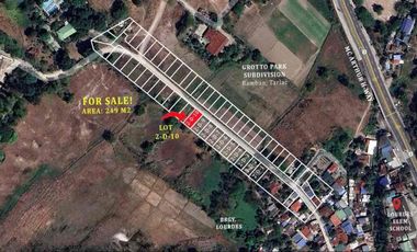 ₱871,500 ONLY Residential Lot for Sale in Bamban Tarlac | 249 sqm Scenery Mountain View