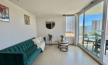 Costa Montemar, vista, 2 dormitorios, terraza, estacionamiento