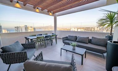 Costa Montemar, vista, 2 dormitorios, terraza, estacionamiento